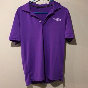 EUC Adidas Purple Golf Polo Size Small